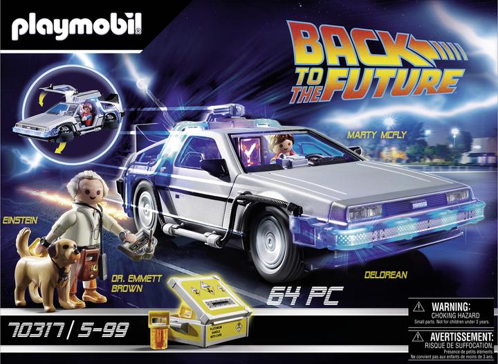 Actual product image Playmobil Back to the Future DeLorean (70317, Playmobil Back to the Future)