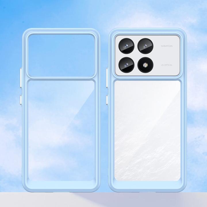 Actual product image Cover-Discount Xiaomi Poco F6 Pro - Protective acrylic mobile phone case with raised edge (Xiaomi Poco F6 Pro)