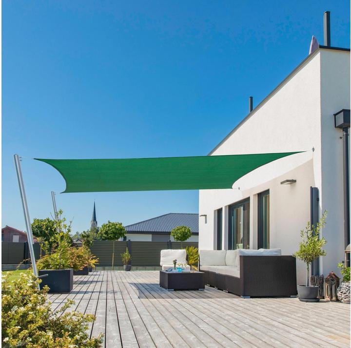 Produktbild Windhager SunSail Capri Rechteck 3x4m, petrol-grün 225g/m2 (3 x 4 m)