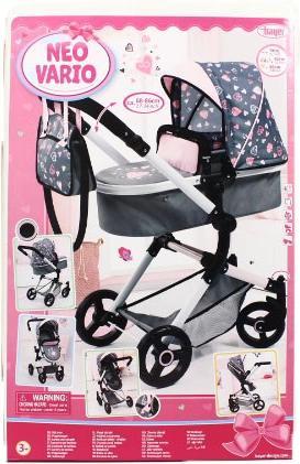 Actual product image Bayer Neo Vario combi doll's pram with bag