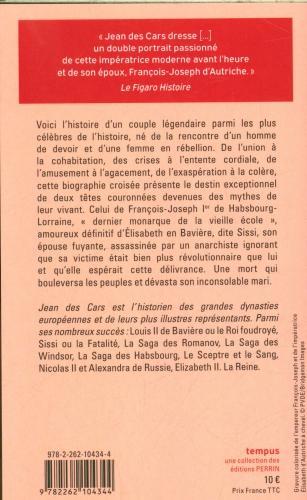 Produktbild François-Joseph et Sissi : le devoir et la rébellion (Französisch, Des Cars Jean, 2023)