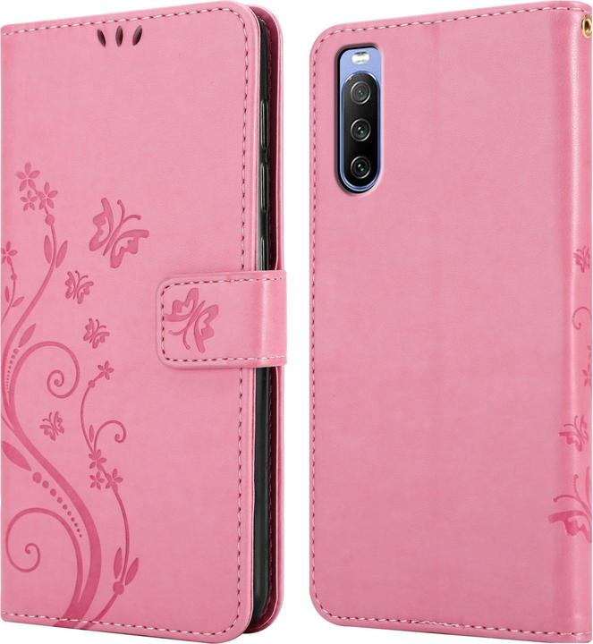 Productafbeelding Cadorabo Bloemen Boekomslag (Sony Xperia 10 III)