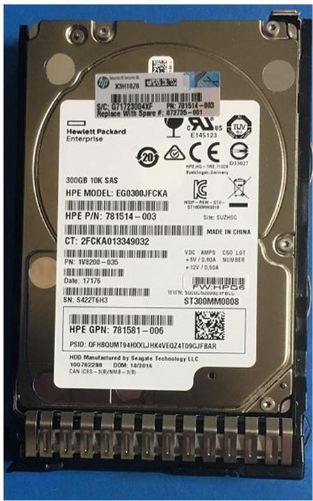 Immagine prodotto HPE 872475-B21 (0.30 TB, 2.5")