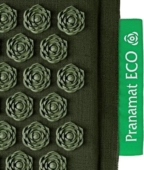 Image du produit Pranamat Eco Massage Set - Matelas et Coussin Édition Limitée vert foncé