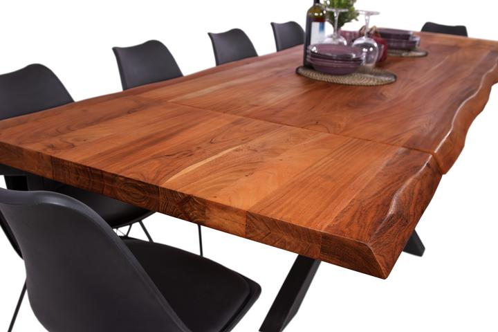 Immagine prodotto SAM CALI ANSTECKPLATTE Baumkante massiv Akazie (200 x 100 x 77 cm)
