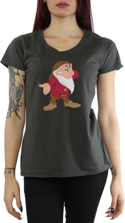 Actual product image Snow White Womens/Ladies Classic Grumpy Heather T-Shirt (XXL)