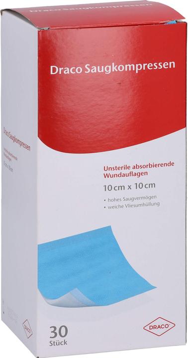 Produktbild Dr. Ausbüttel & Co. Saugkompressen unsteril 10x10cm Draco, 30 St KOM