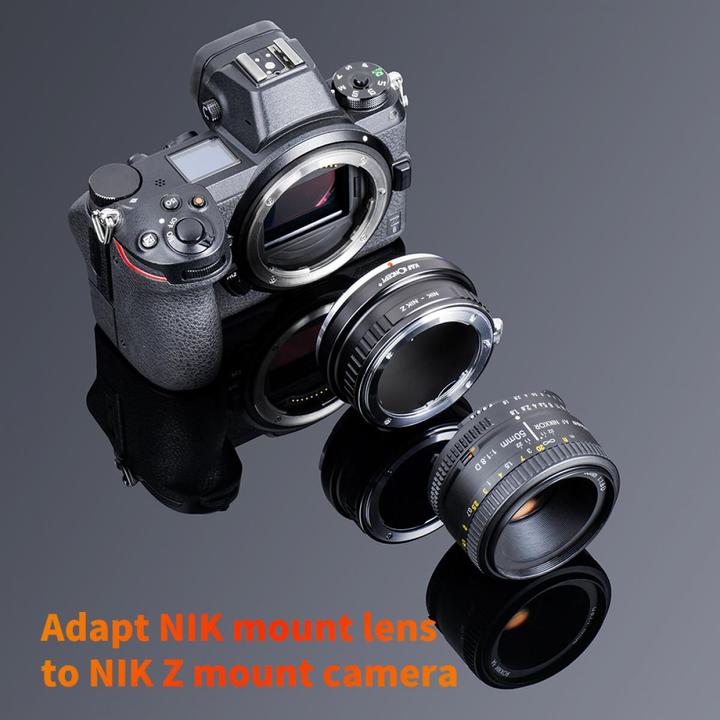 Produktbild K&F Concept High Precision lens adapter, matte paint, orange, EF-FX IV PRO