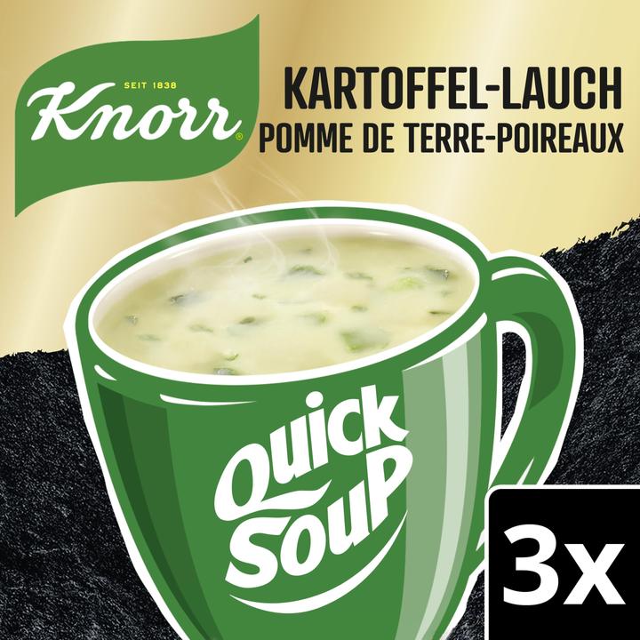 Immagine prodotto Knorr Suprême Quick Soup zuppa di patate con porro, come fresco dal giardino, preparato rapidamente
