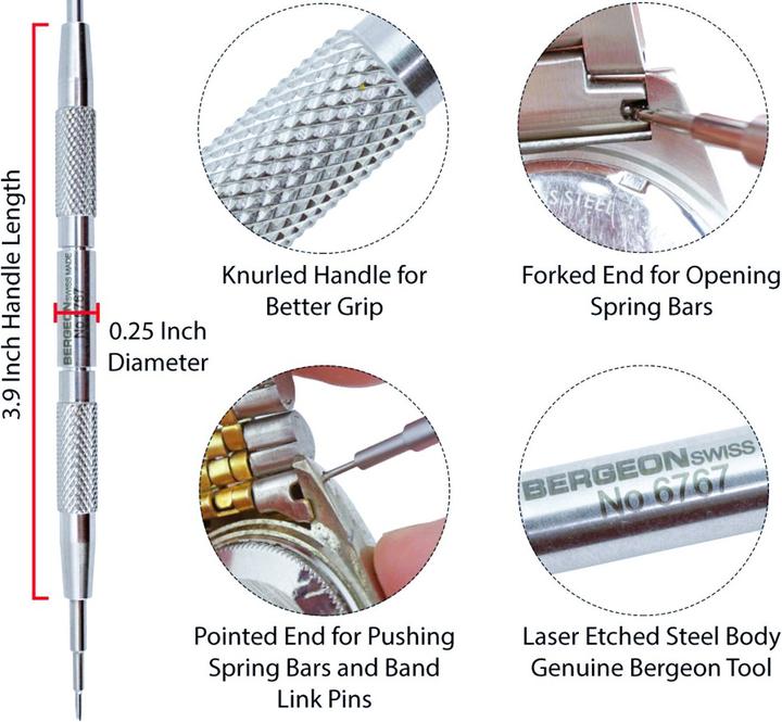 Actual product image Bergeon Spring bar 6767-F