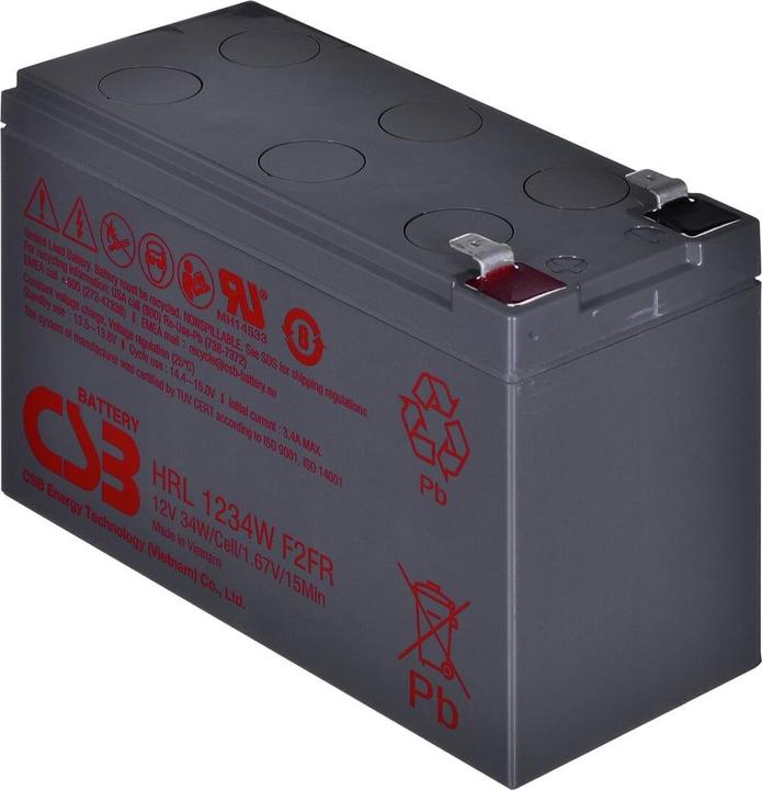 Actual product image Orvaldi Battery CSB HRL1234WF2FR 12V 9Ah (12 V, 9 Ah)