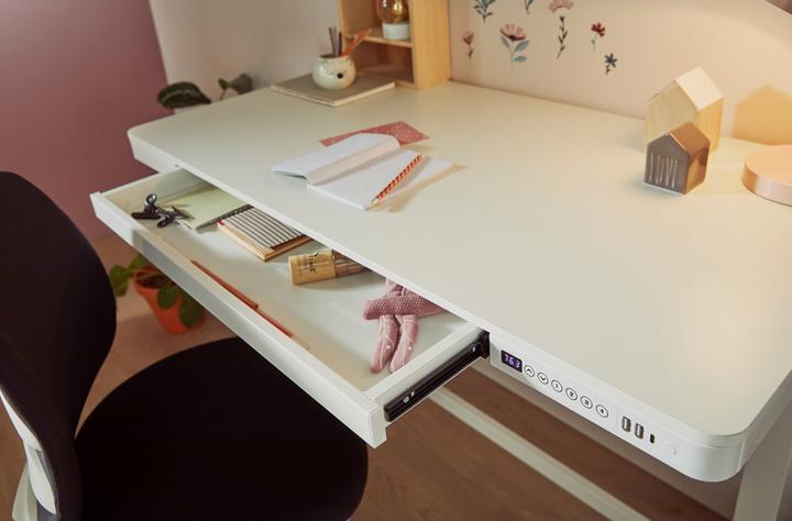 Actual product image Lifetime Kidsrooms Desk Rise incl. drawer and USB (120 x 72 cm)