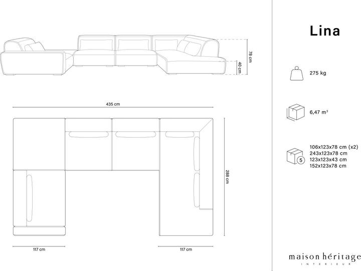 Immagine prodotto Maison Heritage Lina (Divani componibili)