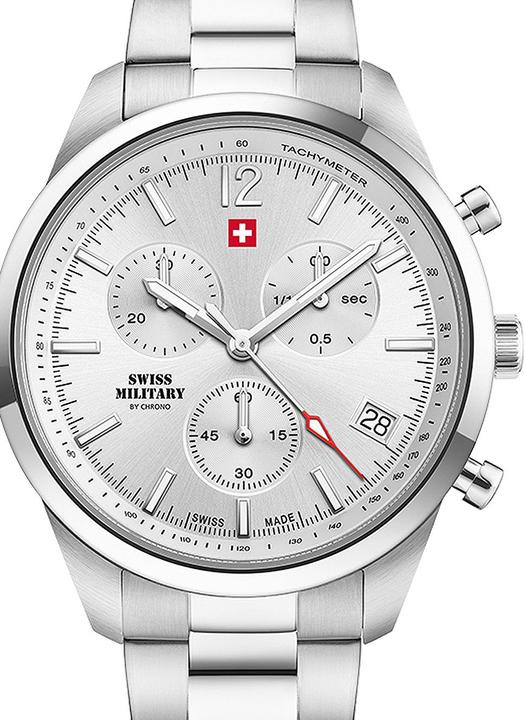 Immagine prodotto Swiss Military SM34097.02 Cronografo Uomo 42mm 5ATM (Cronografo, 42 mm)
