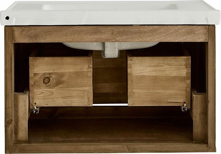 Actual product image Loberon Waschtisch Greenhaven weiss/braun