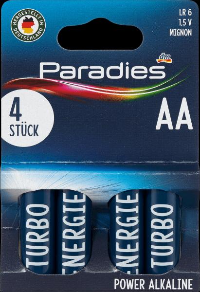 Actual product image Paradies Power Alkaline (4 pcs., AA)
