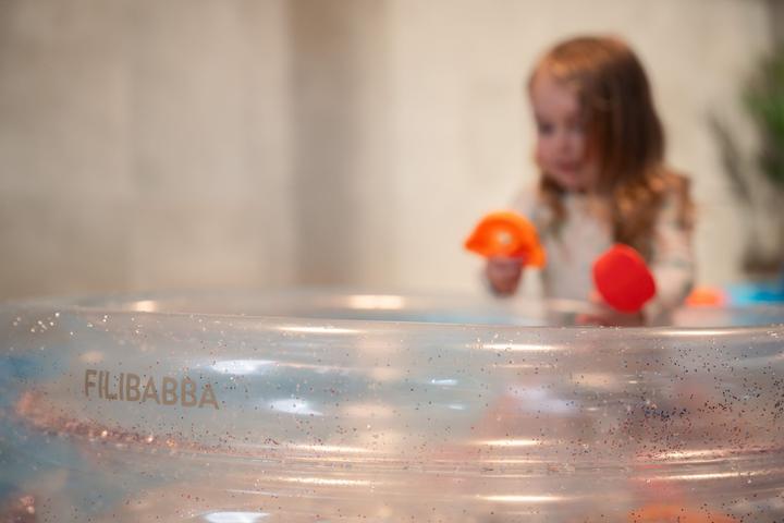 Actual product image Filibabba Pool 150 cm Alfie - Rainbow Confetti