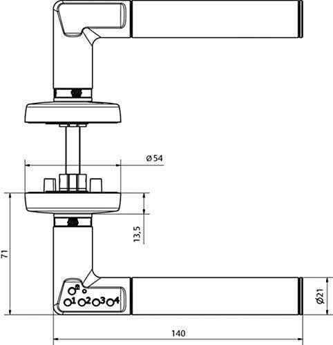 Produktbild Yale Code Handle (Elektronische Zahlenkombination)