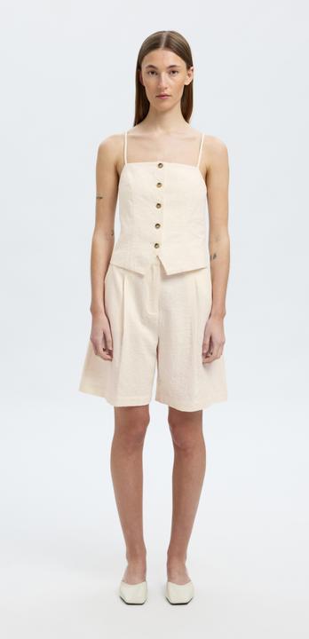 Image du produit Selected Femme Baumwollmix Spaghettiträger-Top (42)