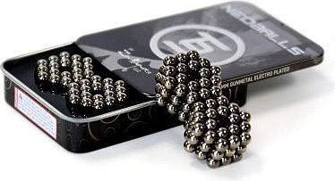 Actual product image Neoballs Sphere Magnets Gun-Metal