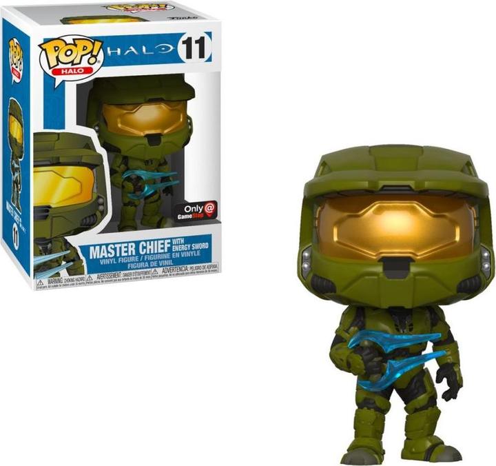 Actual product image Funko POP! Halo Master Chief with Energy Sword Exclusive