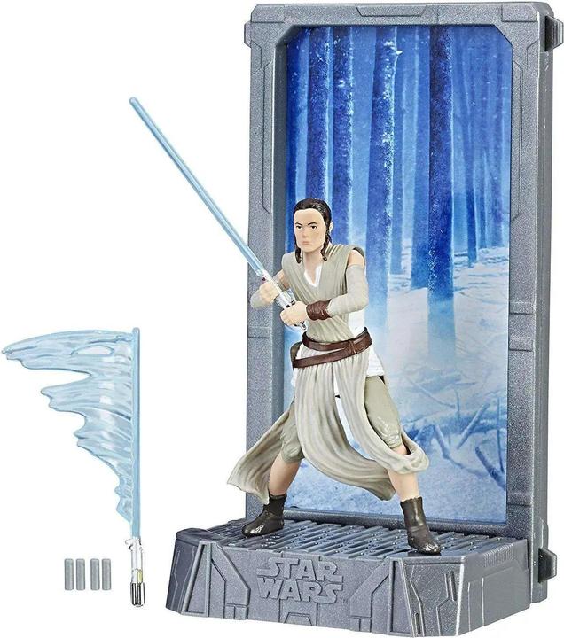 Produktbild Hasbro Disney Star Wars The Force Awakens 40th Anniversary Black Titanium Series 2 Rey Die Cast Action Figu