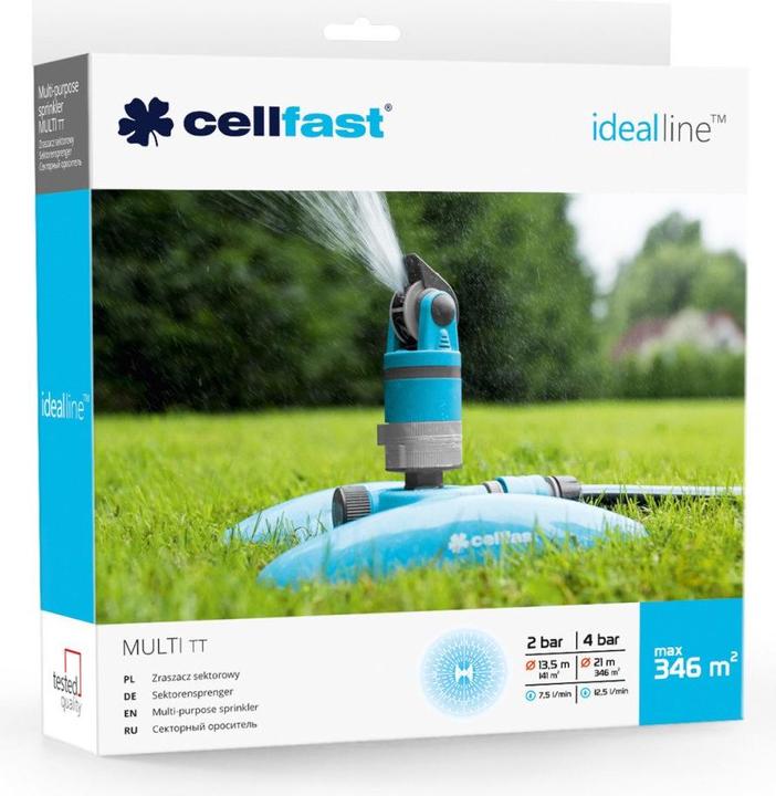 Produktbild Cellfast MULTI IDEAL Multifunktions-Wassersprenger Kunststoff (Multifunktionsregner)