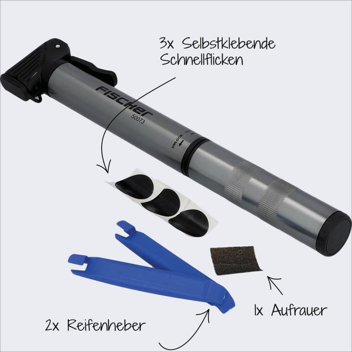Image du produit Fischer Mini-Pumpe Alu inkl. Flickbox