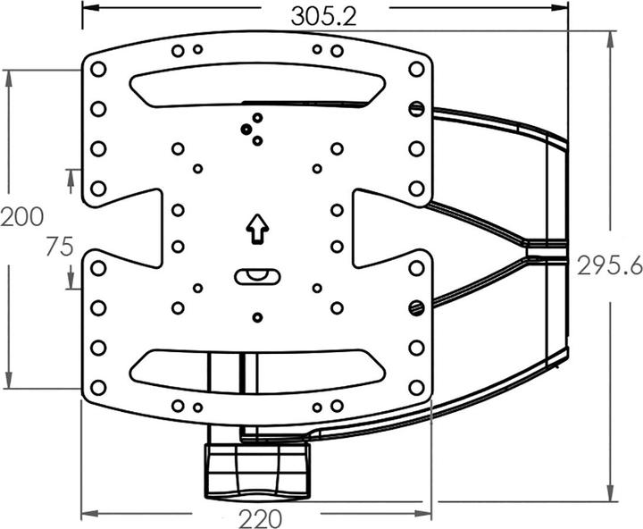 Produktbild Sanus VSF716-B2 (Wand, 40", 16 kg)
