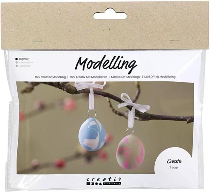 Productafbeelding Creativ Company Gemarmerde eieren boetseerset