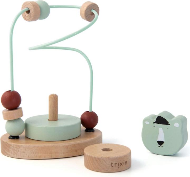 Produktbild Trixie Baby Motorikspirale aus Holz - Mr. Eisbär
