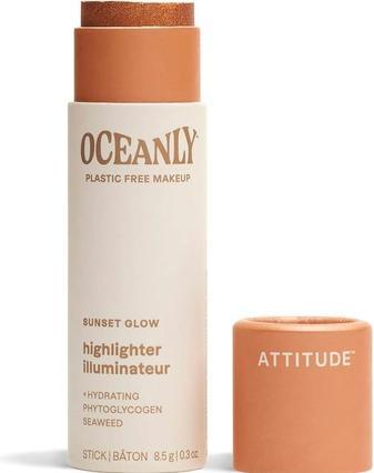 Attitude Cream highlighter in stick Oceanly (Highlighter) 8.5 g - Shade: Golden Rose (Golden Rose, Highlighter, 8.50 g)