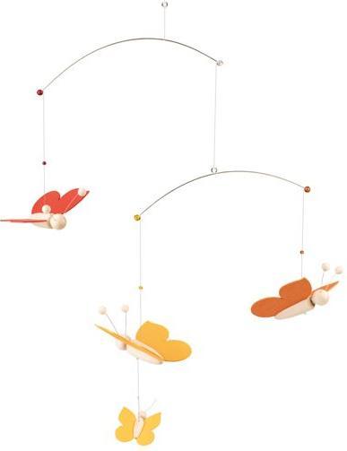 Produktbild Schmetterling Mobile rot/gelb/orange
