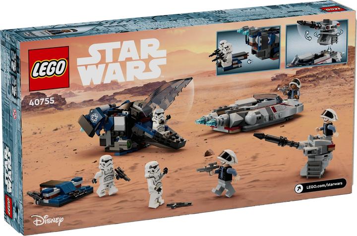 Image du produit LEGO Imperial Dropship vs. Rebel Scout Speeder (40755, LEGO Star Wars)