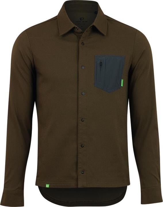 Pearl Izumi Canyon Alpha LS Top dark olive phantom