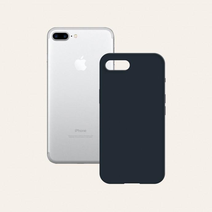 Immagine prodotto KSIX Custodia morbida in silicone per iPhone 7 Plus, 8 Plus BLU (Apple iPhone 7 Plus)