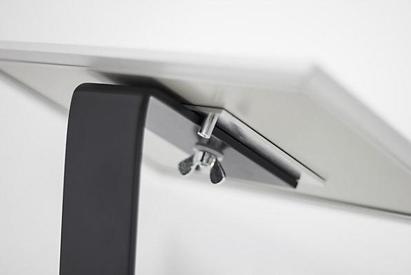 Produktbild Moedel MADRID Silver Line™ Infostativ, Wechselmodul hoch oder quer, Format DIN A4