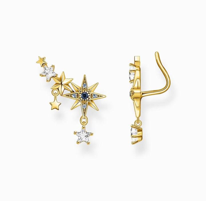 Image du produit Thomas Sabo Boucles d'oreilles Ear Climber Royalty étoiles or (Argent 925)