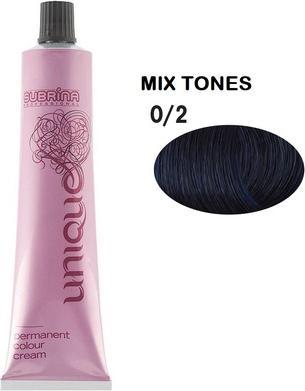 Subrina Professional Unique Permanent Hair Dye 02 Blue - 100 Ml (02 blue)