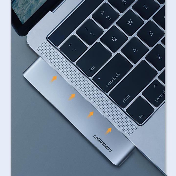 Actual product image Ugreen 6-in-2 (USB-C, 6 Ports)