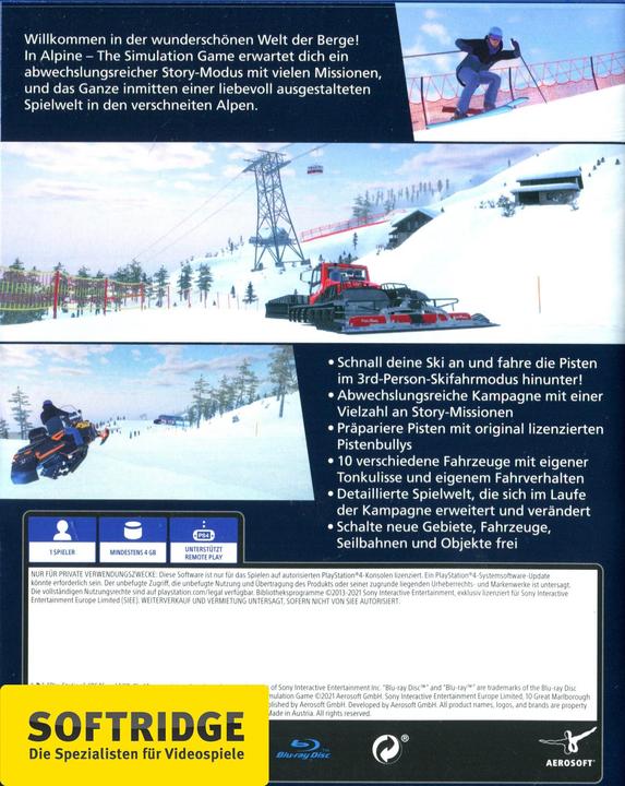 Image du produit Aerosoft Alpine - Le jeu de simulation (PS4, DE)