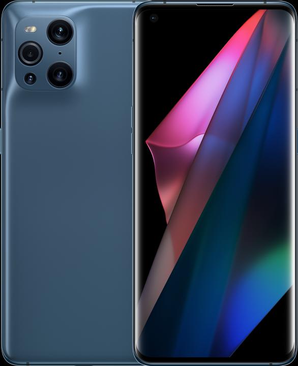 OPPO Find X3 Pro (256 GB, Blue, 6.70", SIM + eSIM, 50 Mpx, 5G)