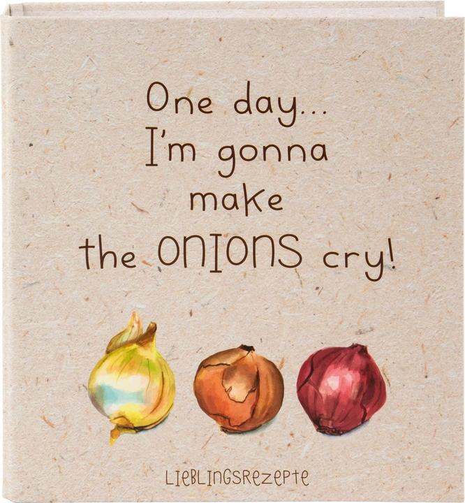 Image du produit Goldbuch Carnet de notes pour recettes Onions 21 x 22 cm (21 x 22 cm, À rayures, Couverture rigide)