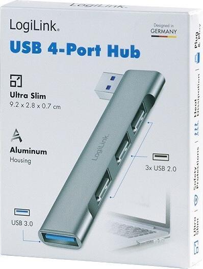 Produktbild LogiLink UA0436 (USB-A, 4 Ports)