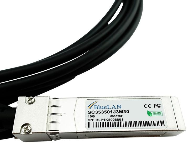 Produktbild BlueLAN Netgate SFP-10G-CU-3M-NE kompatibles DAC SFP+ SC353501J3M30