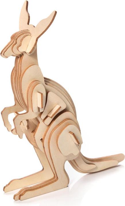 Actual product image Little Story Wooden Puzzle Model 3D - Kangaroo (28 pieces)
