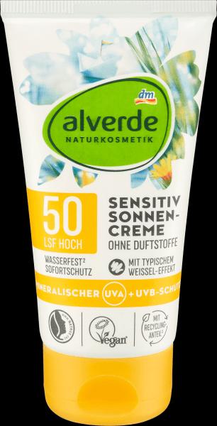Immagine prodotto dm alverde Sensibile (Crema solare, SPF 50, 75 ml)