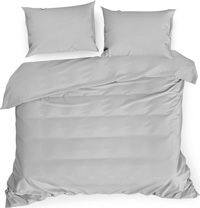 Image du produit Eurofirany DIVA LINE DINA Ensemble de literie unicolore en satin de coton de haute qualité, 160X200 cm, 2 pcs. (Housse de couette, 160 x 200 cm)