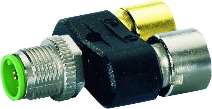 Produktbild Murr Elektronik Murrelektronik T-Stück Slim Line M12 Stecker 5 polig / 2x M12 Buchse 4 polig