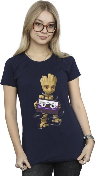 Immagine prodotto Guardians Of The Galaxy Groot Cosmic Tape Maglietta Donna (S)
